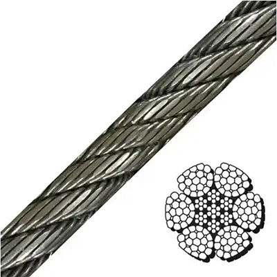 Ein guter Preis. 35*k7 32mm High Strength Galvanized Steel Wire Rope for Oil & Gas Hoist and Crane Applications Online