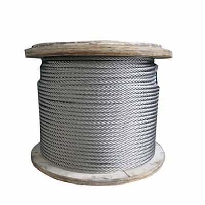 Ein guter Preis. 6x7FC Construction Stainless Steel 316 Wire Rope with 1770MPA Tensile Strength and Electro Galvanized Surface Online