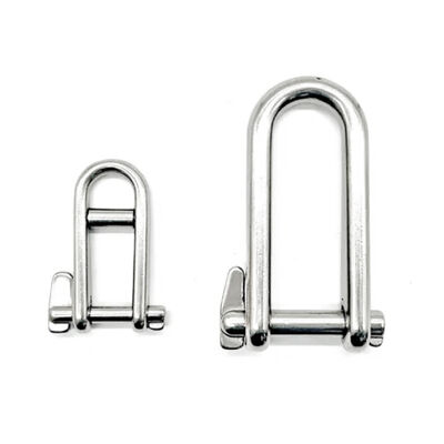 Ein guter Preis. 304 / 316 Marine Grade Stainless Steel Key Safety Pin Halyard D Dee Shackle with Bar for Lifting Online