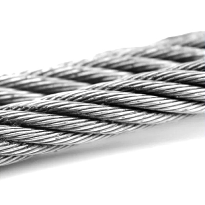 Ein guter Preis. Hochtemperaturbeständiges, chemikalienbeständiges 6x19+IWS-Edelstahldrahtseil 5 mm 316 für den industriellen Einsatz online