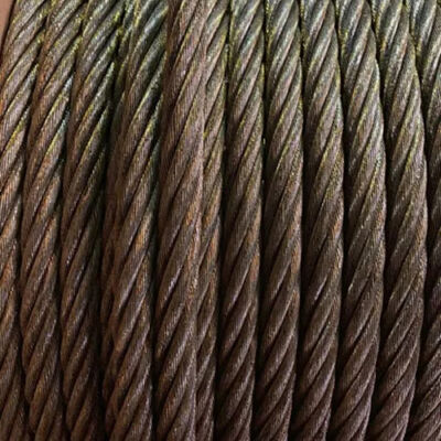 Ein guter Preis. Stahldrahtseil 6x19 Flexibler Durchmesser 3/16' Stahldrahtseil für Schiffsmaschinenbau galvaniert Online