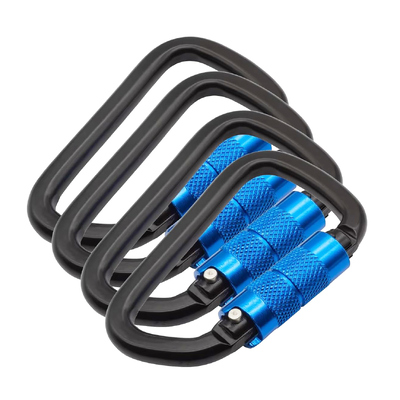 Ein guter Preis. 9kN Premium eloxierter Aluminiumlegierungs-Twist-Lock-Karabinerhaken für Taschen Online
