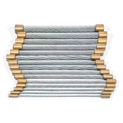 Ein guter Preis. AISI 7/32 SWG 7/1,83mm verzinkter Kohlenstoffstahl-Litzen-Abspanndraht mit Biegeservice Online