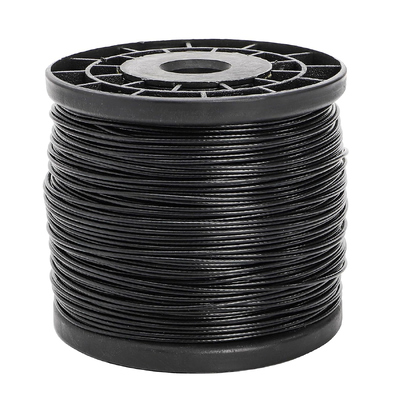 Ein guter Preis. 7x7 Edelstahldrahtseil schwarzes Nylon-beschichtetes Flugzeugkabel für Kleidungsstücke Online