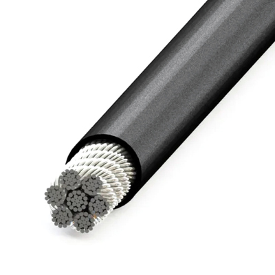 Ein guter Preis. Hochwertiges 7x19 5mm 6mm PU-Nylon-ummanteltes Stahlseil für Fitnessgeräte, Nylon-ummanteltes Edelstahlseil Online
