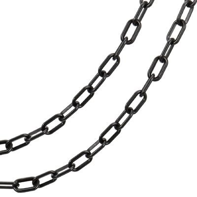 Ein guter Preis. Kunststoff-Barriere-Kette Schwarz Gliederkette Sicherheitsbarriere-Kette Schwarze Kunststoffkette Online