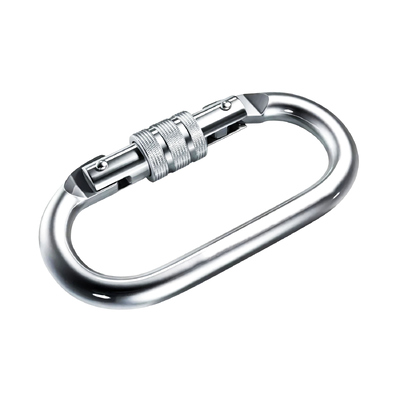 Ein guter Preis. 25KN Schwergewicht Fallschutz Carabiner Clip Klettern Carabiner mit Schraubschacht Online