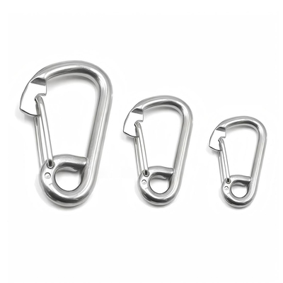 Ein guter Preis. Feder-Karabinerhaken, Karabinerhaken aus Edelstahl 316, Schnellverschluss-Karabiner für Fahrzeug- und Bootssicherheit Online