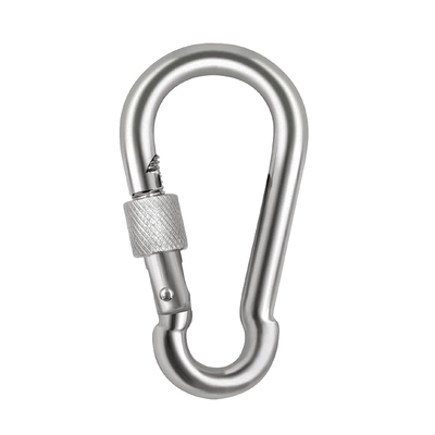 Ein guter Preis. 304 hochwertige Edelstahl-Dummelschraube-Karabiner-Clip-Sperre-Karabiner-Clips-Spring-Snap-Hook Online