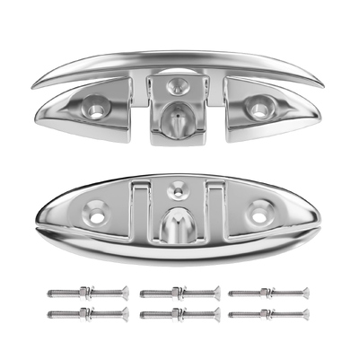 Ein guter Preis. Hochwertige Marine-Bootsklampe, robuste Yacht-Deckklampe aus Edelstahl für sicheres Festmachen Online