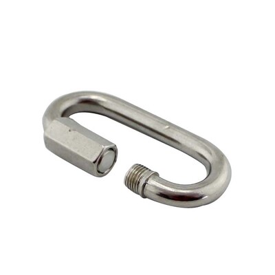 Ein guter Preis. M6 M8 M10 Edelstahl 304 Quick Link Marine Oval Thread Carabiner Kettenverbindung Online