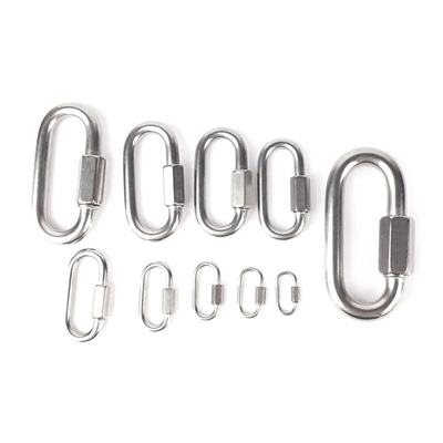 Ein guter Preis. Edelstahl 304 Standard-Schnellglieder Marine-Sicherheitsschraubenkette Schnellverbindungsglied-Hardware Online