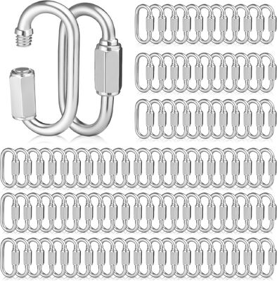 Schnellverbindung aus poliertem Edelstahl 304 Anpassungsfähige Verpackung Marine Safety Screw Chain 304 Standard Schnellverbindungen