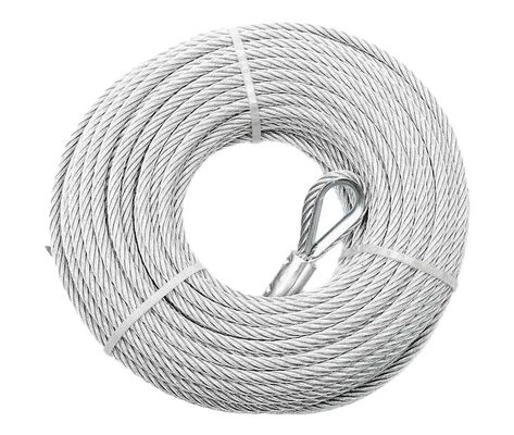angepasste Länge Edelstahldrahtseil ss304 ss316 Flugzeugkabel 7x7 Inoxkabel 1/16